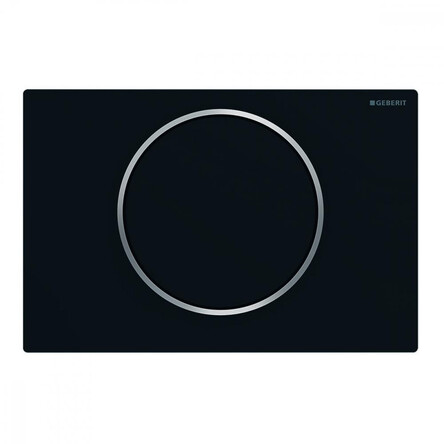 Кнопка змиву Geberit Sigma 10, чорний/матовий хром (115.758.14.5)