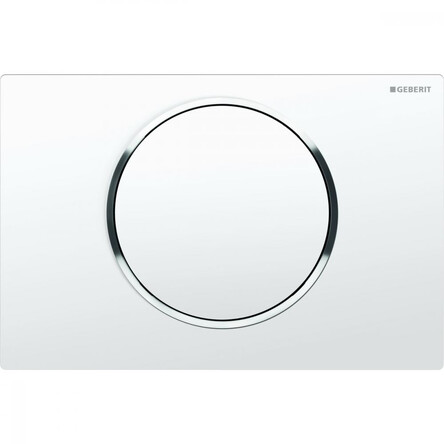 Кнопка змиву Geberit Sigma10, білий/хром глянець (115.758.KJ.5)