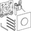 Кнопка для пісуару Geberit Sigma 10, світлий хром/матовий, хром/світлий хром (116.015.KH.1)