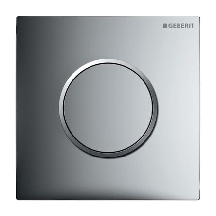 Кнопка для пісуару Geberit Sigma 10, світлий хром/матовий, хром/світлий хром (116.015.KH.1)