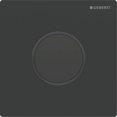 Система електричного керування змивом пісуара Geberit, живлення від мережі, захистна кришка типу 10, чорний матовий (116.025.16.1)