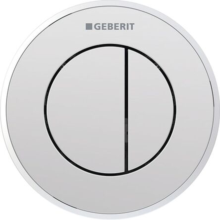 Механізм дистанційного змиву Geberit, тип10, пневматичний, для подвійного змиву, прихованого монтажу, хром (116.055.KH.1)