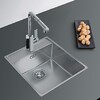 Кухонна мийка Franke MRX 210-40 TL, накладна, вентиль, сифон, 43х51, нержавіюча сталь матова (127.0598.748)