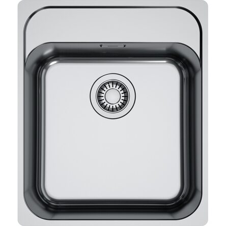 Кухонна мийка Franke SRX 210-40 TL, накладна, вентиль, сифон, кріплення, 43х51, полірована сталь (127.0703.298)