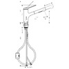 Hansgrohe ZESIS M33 змішувач для кухні 150, 2jet, з висувним виливом, чорний матовий - 74800670