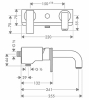 Axor Citterio - змішувач для ванни змішувач ВМ, (хром) HANSGROHE 39400000 - 39400000