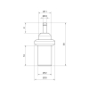 Термоелемент Icma для антиконденсаційного клапана 55°C №5840 - C06132AF1055