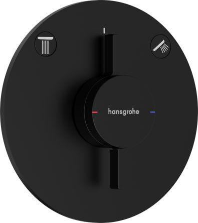 Hansgrohe DUO TURN S смеситель для 2 пользователей,  СМ, цвет черный матовый - 75418670