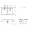 Кухонне миття кам&#39;яне HANSGROHE 43316170, чорний - 43316170