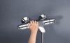 Змішувач для ванни Grohtherm 1000 Black matt 348162433 Grohe