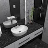 Koller Pool TREND умивальник на стільницю 505х385 мм - TR-0505-385M-WB