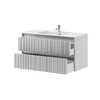Koller Pool Тумба консольна LINE 1000 (білий матовий) з умивальником - LN0983WHITE