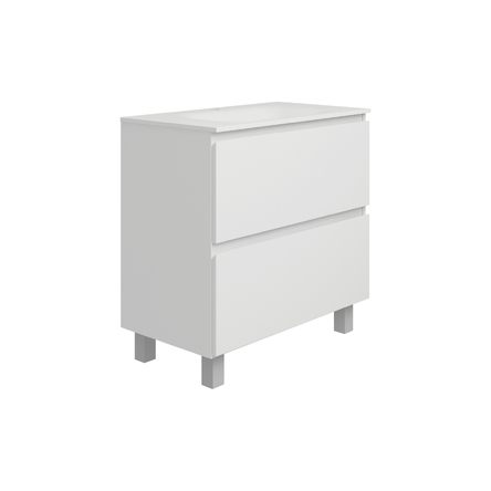 Koller Pool Тумба підлогова EDGE NEW 800 (білий) з умивальником - EDNEW080WHITE