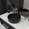 Koller Pool Round Arc умивальник на стільницю 355х355 мм, чорний матовий - RA-0355-WB-MB