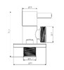 Koller Pool Кутовий вентиль 1/2х3/4 латунь, хром - KP-3013