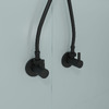 Koller Pool Кутовий вентиль 1/2х3/8 латунь, чорний - KP-3013A