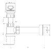 Koller Pool Сифон для умивальника d40 - KP-7012