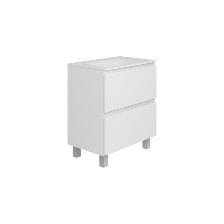 Koller Pool Тумба підлогова EDGE NEW 700 (білий) з умивальником - EDNEW070WHITE
