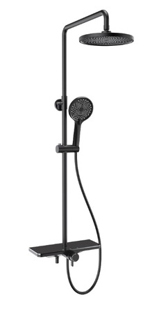 Koller Pool Trend New душова система, Black Matt - 1127390605