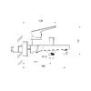 Koller Pool CUBE змішувач для ванни, Black Matt - 1104300605