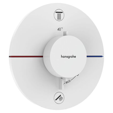 Термостат прихованого монтажу Hansgrohe ShowerSelect Comfort S на 1 функцію, Matt White (15553700)