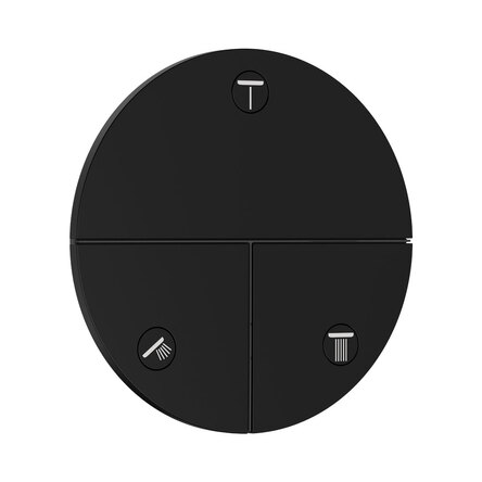 Перемикач Hansgrohe ShowerSelect Comfort S на 3 функції, Matt Black (15558670)