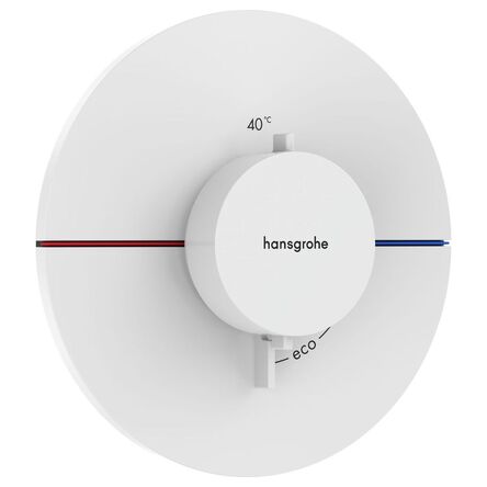 Термостат прихованого монтажу Hansgrohe ShowerSelect Comfort S HighFlow, Matt White (15559700)