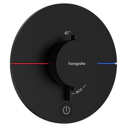 Термостат прихованого монтажу Hansgrohe ShowerSelect Comfort S HighFlow на 1 функцію, Matt Black (15562670)