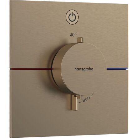 Термостат прихованого монтажу Hansgrohe ShowerSelect Comfort E на 1 функцію, Brushed Bronze (15571140)
