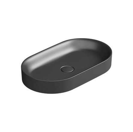 Умивальник на стільницю Catalano Horizon 60 без переливу, чорний матовий (160AHZNS)