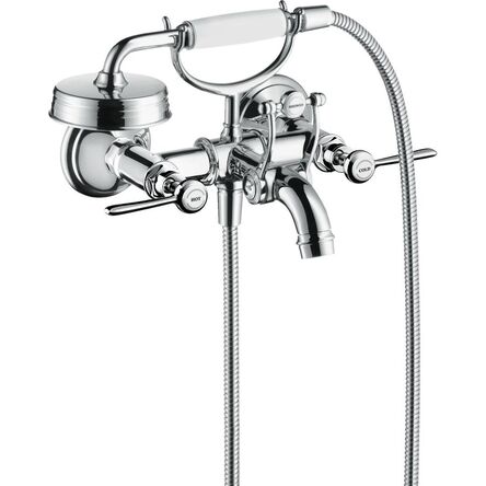 Змішувач настінний для ванни AXOR Montreux Lever з ручним душем, хром (16551000)