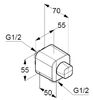 Kludi Підключення душового шланга DN 15 A-QA (6554405-00)