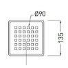 Cielo Решітка для душового піддона Infinito CROMO GRPD3
