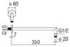 Nobili Душовий кронштейн Inox (AD138-44IX),