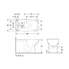 Компакт з кришкою soft-close Selnova Square 489 Geberit - 2000963130583