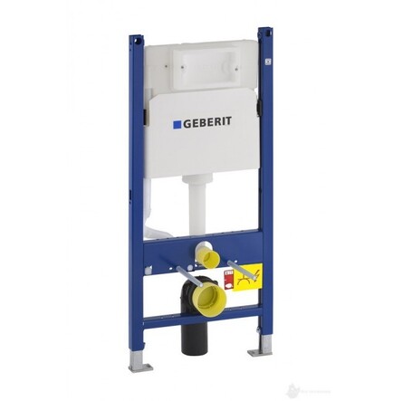 Geberit Duofix монтажний елемент для підвісного унітазу, H112, c вбудованим бачком Delta 12см, для змивних клавіш