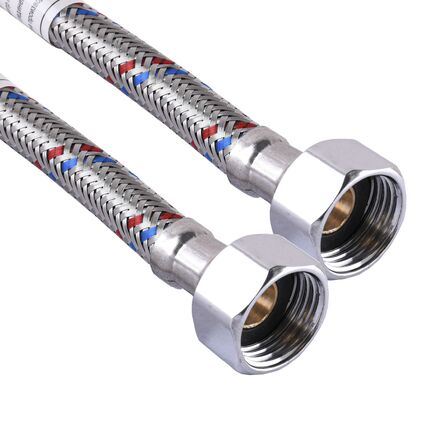 Шланг нержавіюча сталь ECO FIX 1/2?х1/2? ВВ 1,2 м EPDM