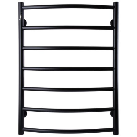 Рушникосушарка Unio LD W 700-500-7 BLK Драбинка Дуга вода чорна