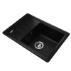 Гранітна мийка Globus Lux MONO чорний 620х435мм-А0002