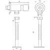 Кран-дозатор для пісуара Solomon GDU-102 (5202)