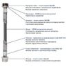Шланг нержавіюча сталь Solomon 1/2?х1/2? ВВ 1,0м HS30