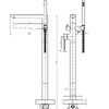Змішувач для ванни Topaz LOFT TLF 32113-H39-C