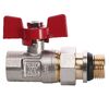 Quality Professional Кран кульовий прямий з американкою WATERVALVE Q003 NV-V123 1/2? ЗB