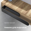 Тримач для рушників Navin 370 мм, чорний матовий 20-220777-0370