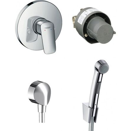 Гігієнічний душ Hansgrohe Logis S зі змішувачем, хром (20200005)