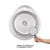 Кухонна мийка Lidz 4843 Decor 0,6 мм (LIDZ484306DEC)