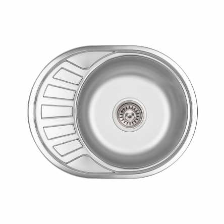 Кухонна мийка Lidz 5745 Satin 0,6 мм (LIDZ574506SAT)