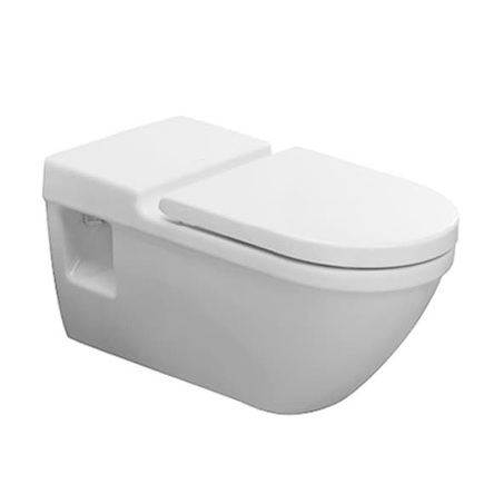 Унітаз підвісний Duravit Starck 3, з вертикальним змивом, для інвалідів, 36х70см, білий (2203090000)