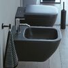 Біде підвісне Duravit Happy D.2, антрацит чорний матовий (2258151300)