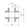 Хрестовина PPR Thermo Alliance 25 - DSF002